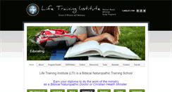 Desktop Screenshot of lifetraininginstitute.org